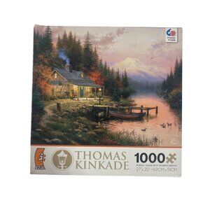 Thomas Kinkade 1000-Piece Jigsaw Puzzle The End Of A Perfect Day